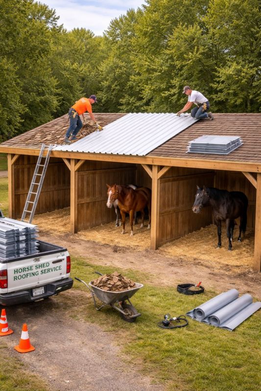 Sheet Roofing Installation